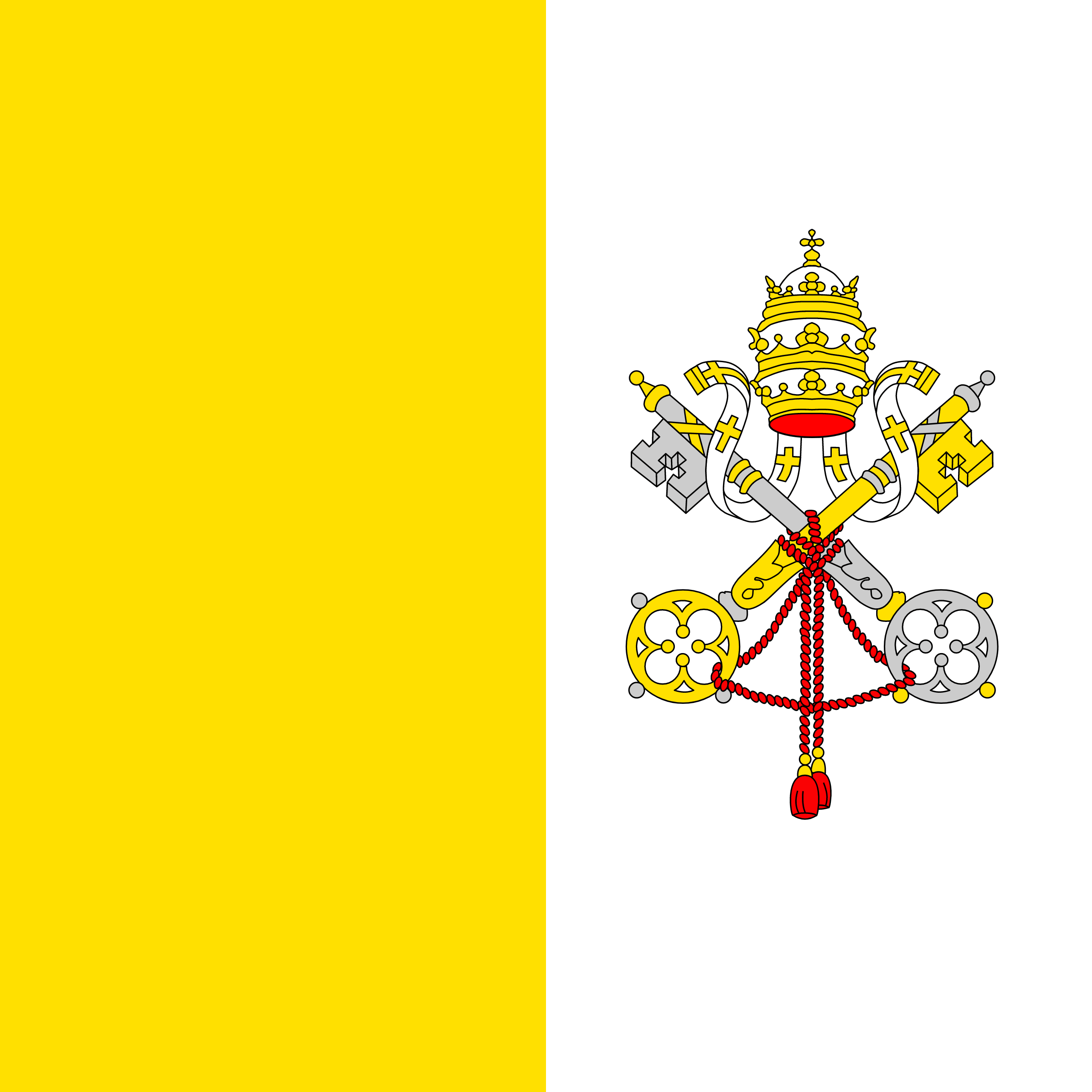 Holy See (Vatican City State) Flag